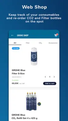 GROHE Watersystems android App screenshot 1