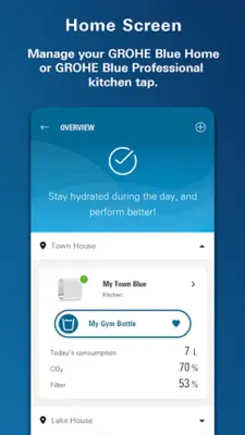 GROHE Watersystems android App screenshot 3